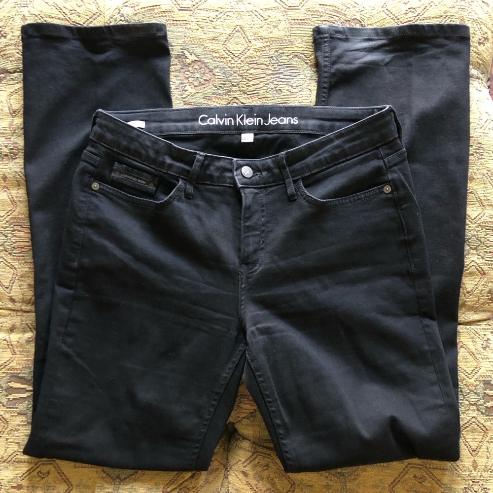 Calvin Klein Jeans Black Bootcut Mid-Rise Size 30 10